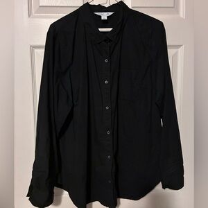 Old Navy Women’s Black Casual Button Down Shirt
